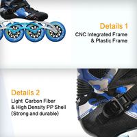 Patins à roulettes de slalom en gros, patins de vitesse freestyle, chaussures de patinage agressif, entraînement professionnel en extérieur