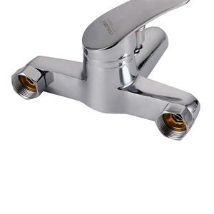 Nuovo Rubinetto <span class=keywords><strong>Miscelatore</strong></span> Monocomando da Parete in Ceramica <span class=keywords><strong>con</strong></span> Valvola in Zinco per Doccia Acqua Calda/Fredda per Bagno - Product Image 4