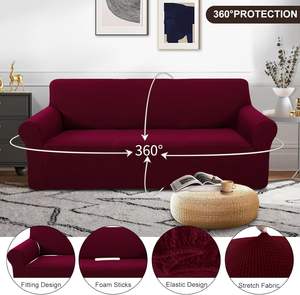 Funda Protectora Extraíble para Sofá, Funda Elástica de 4 Plazas PARA EL Hogar - Product Image 3