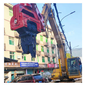 <span class=keywords><strong>Excavator</strong></span> Mounted Vibro <span class=keywords><strong>Hammer</strong></span> 15 Ton 20 Ton 25 Ton 30 Ton 40 Ton 50 Ton Harga Pabrik, Mesin Pemasang Tiang Pancang untuk Dijual - Product Image 5
