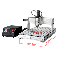 Machine de gravure CNC de bureau Zhong Hua Jiang 6040 300W 800W 1500W MACH3 600x400mm pour la sculpture sur bois et la découpe de métal