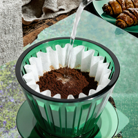 Prix d'usine : Entonnoir filtre pour café pour le versement, pour préparation manuelle à débit fluide, idéal pour la maison, les cafés et les bars