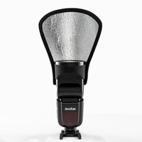 KALIOU Réflecteur de flash pour appareil photo 2-en-1, mini diffuseur Speedlite, boîte à lumière pliable double face pour Godox TT520II TT600 V1 Triopo