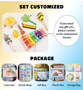 <span class=keywords><strong>Giocattoli</strong></span> in Legno per lo Sviluppo Intellettuale dei Bambini, Xilofono Musicale Divertente, Set Educativo <span class=keywords><strong>Montessori</strong></span> per Bambini da <span class=keywords><strong>1</strong></span>-3 Anni - Product Image 6