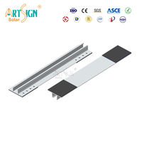 OEM ODM Maßgefertigtes Solar-Schienenloses Montagesystem Fabrik Hochwertige Aluminium-Solar-Minischiene für Metalldächer |   Kunstschild