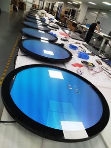 Pantalla de medios publicitarios LCD redonda personalizada de 15,7 pulgadas y 23,6 pulgadas, pantalla de <span class=keywords><strong>TV</strong></span> Circular, tablero de menú, tótem LCD - Product Image 6
