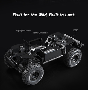 Dwi Dowellin 1/20 Schaal 4WD <span class=keywords><strong>RC</strong></span> <span class=keywords><strong>Crawler</strong></span> Auto <span class=keywords><strong>Micro</strong></span> Truck met 4 Kanaals USB Kabel Inbegrepen RTR 2.4GHz Afstandsbediening - Product Image 4