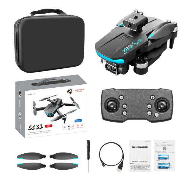 Factory S132 RC Drone 8K GPS Professional Camera 5G WIFI 360 Obstacle Avoidance FPV Brushless Motor RC Quadcopter Mini Dron Toys