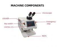 Nouveau DH Portable bureau métal impulsion Laser Machine de soudage YAG Laser 200W automatique unité de pompe Mobile bijoux personnalisé 1 an
