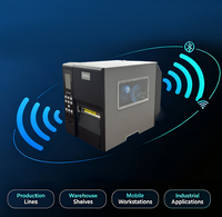Impresora Industrial de Etiquetas Térmicas LONVILL, Multi-idioma, BT, Wi-Fi, 600dpi, Impresora de Transferencia Térmica para Codificación de Etiquetas RFID