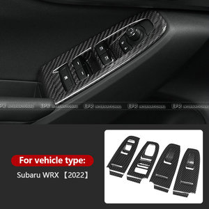 Kits Interiores de Lujo EPR de Alta Calidad D-VBH-WINDTRIM para SUBARU 2022+ WRX VAB VAF, Molduras para Interruptores de Ventanas Delanteras y Traseras, LHD, Carbono Seco - Product Image 5