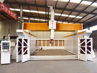 Enrutador CNC de 5 ejes grande de alta precisión, 4000mm x 8000mm, adecuado para procesamiento de madera, espuma y metal ligero, ventas directas de fábrica