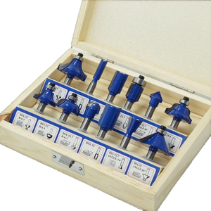 طقم لقمة لطحن عرقوب مبطنة بساق من التنغستن 50*8 * <span class=keywords><strong>CNC</strong></span> 12*15 * صندوق لراوتر عبايات للأسنان من الخشب - Product Image 2