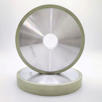 Disques abrasifs diamantés à liaison céramique OEM, épaisseur moyenne 5 mm, pour le meulage d'inserts en carbure de tungstène, usinage d'outils PCD PCBNT