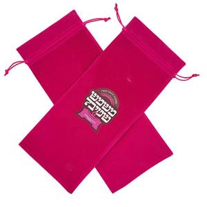 Sacs d'emballage de bouteille de vin avec logo de marque personnalisé 15x36cm pochette cadeau de luxe en velours avec cordon de serrage - Product Image 4