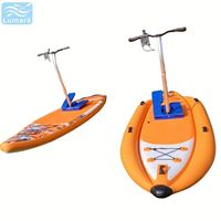 Tapis flottant SUP à pédale, grand format, plat, monoplace, résistant à l'usure, facile à ranger, pour rivière, de Chine, Lumark, OEM, logo personnalisé