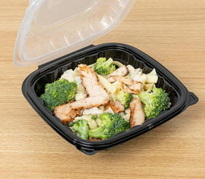 Tiya biểu tượng tùy chỉnh xử lý PP nhựa container thực phẩm ăn trưa thực phẩm Takeaway hộp Togo kép màu Lò vi sóng container - Product Image 5