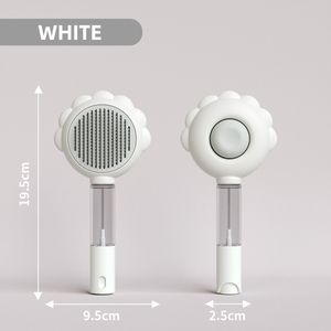 <span class=keywords><strong>Brosse</strong></span> à vapeur multifonctionnelle pour chat, vaporisation à un clic, peigne pour animaux de compagnie, <span class=keywords><strong>brosse</strong></span> autonettoyante pour toilettage des chiens, pour animaux à poils longs ou courts - Product Image 4