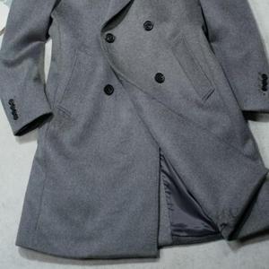 Men's 100% <strong>WOOL</strong> <strong>Double</strong> Breasted Long Overcoat Custom Bespoke Bulk Wholesale Winter Formal Anti-Wrinkle Breathable - Product Image 2