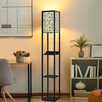 Lampadaire de Style Industriel E27 avec Ampoule LED à Filament, Décoration Moderne pour Coin