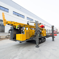 Plateforme de forage de puits d'eau, équipement de forage hydraulique de 600 m, machine de forage de puits d'eau portable