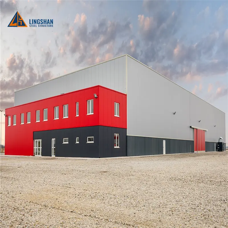 Prefab Magazijnen Staal Structuur Self Storage Bouw Stalen Structuur Magazijn Gebouw