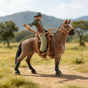 Modelo de Caballo de Simulación para Exhibición, Raza Brownie <span class=keywords><strong>Don</strong></span> River Holstein, Material PVC, Requiere Ensamblaje - Product Image 1