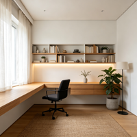 Meubles minimalistes sur mesure pour toute la maison, armoires blanches sans poignées, étagères intégrées à LED, niche de présentation encastrée, salle à manger, OEM ODM