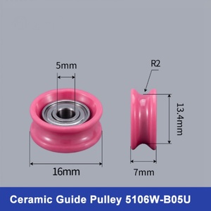 Roues de guidage entièrement céramiques 16*6mm pour le tréfilage, personnalisables OEM, certifiées ISO9001, garantie 1 an - Product Image 5