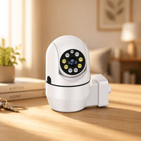 Caméra de sécurité intelligente WiFi A11 HD 1080P, caméra IP sans fil avec audio bidirectionnel, vision nocturne infrarouge, caméra de surveillance à domicile