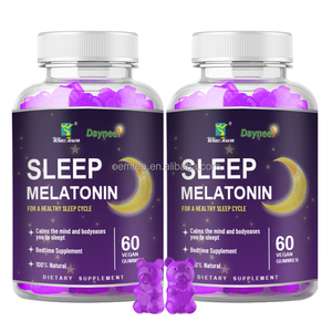 Gomitas de Melatonina <span class=keywords><strong>para</strong></span> Dormir, Suplemento Natural <span class=keywords><strong>para</strong></span> Ayudar a Dormir <span class=keywords><strong>para</strong></span> Adultos, Ayuda a Conciliar el Sueño Más Rápido, Favorece un Sueño Profundo, Vegano, OEM - Product Image 1