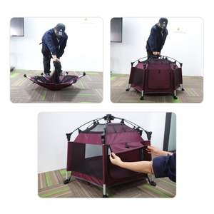 PRODIGY PF001 köpek ve kedi <span class=keywords><strong>Pop</strong></span> <span class=keywords><strong>up</strong></span> oyun parkı ile ışıklık açık/kapalı evcil çadır ev kamp ve seyahat için taşıma çantası ile - Product Image 6