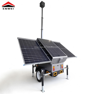 Caméra <span class=keywords><strong>de</strong></span> sécurité mobile sur tour, alimentée par énergie solaire, avec surveillance à distance, <span class=keywords><strong>pour</strong></span> la sécurité des mines et des carrières - Product Image 2