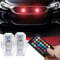 Mini USB wiederauf ladbare 7-Farben-LED-Blitzlichter Neuer Zustand Blitzlicht Flugzeug auto 5V Spannungs warnung Dekoration Nachrüstung