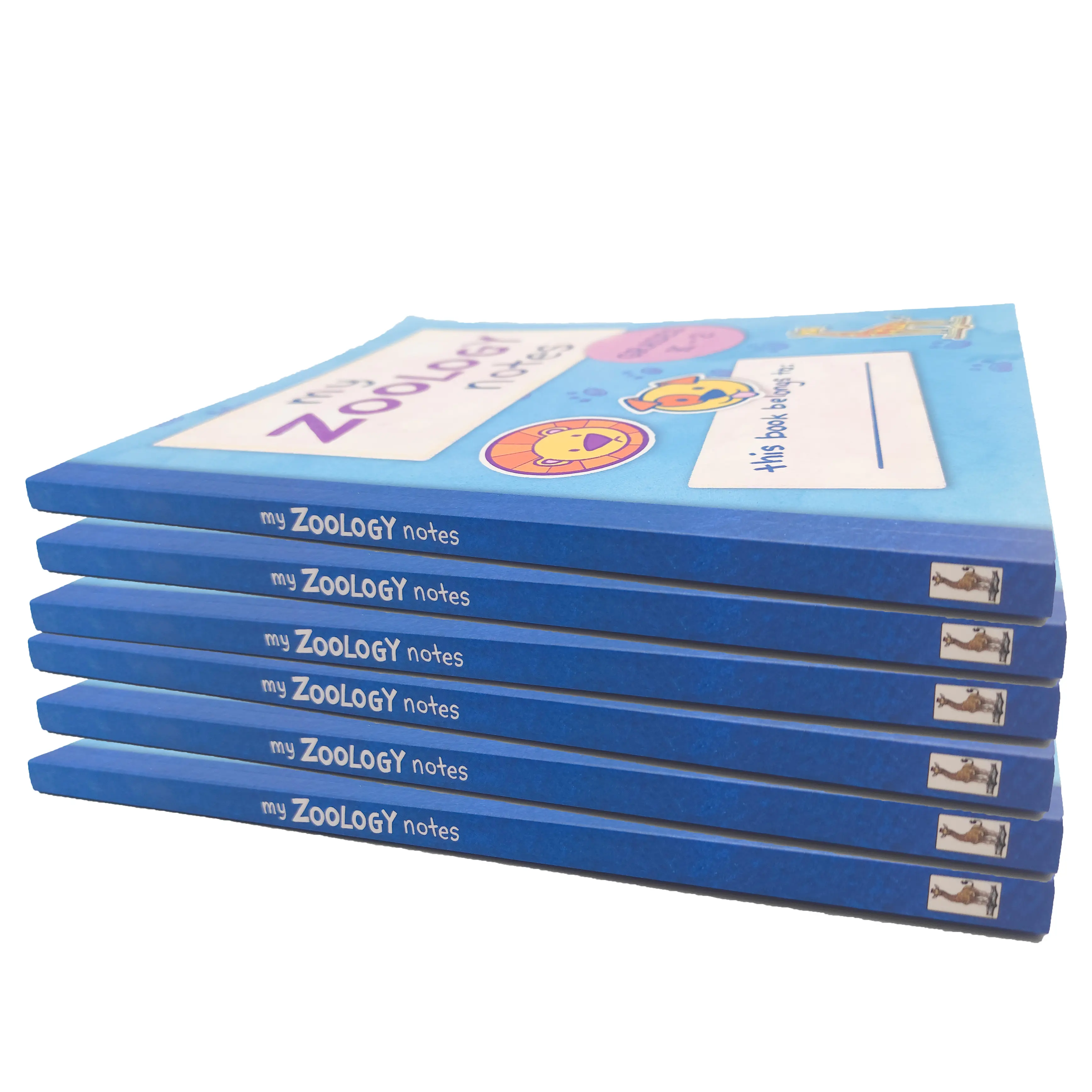 Livro de exercícios para lição de casa A4 personalizado por atacado, capa macia impressa em papel artístico para prática de escrita e leitura de romance