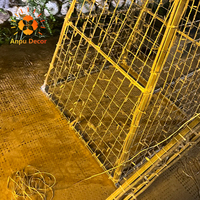 Usine chinoise décoration de vacances grande forme de Led Mubarak croissant d'or Ramadan Eid lune arbre Hilal