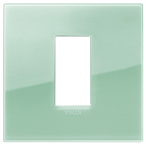 Vimar Placca Classic 1M Reflex Salvia Wall <b>Switch</b> 9x9x0.9 cm - Product Image 1