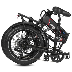 Vélo de montagne électrique pliable EU 20 pouces, moteur sans balais, batterie lithium 48V 13Ah, pneus larges, 7 vitesses, cadre en aluminium, freinage hydraulique - Product Image 5