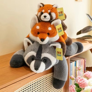 Peluche a Forma di Festa, Simpatico Procione in Stile Peluche, Adatto Come Regalo per <span class=keywords><strong>la</strong></span> Casa per Bambini <span class=keywords><strong>e</strong></span> Bambine - Product Image 3