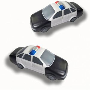 Pelota Antiestrés de Espuma de PU Personalizada de Fábrica con Forma de Coche de Policía, Juguete Suave para Aliviar el Estrés, Publicitario - Product Image 6
