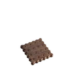 Wooden Cookie Shaped <b>Teacup</b> Coaster Creative Heat Insulating Mat For Coffee Mug Tea Tray Solid Wood Irregular Shape - Product Image 3
