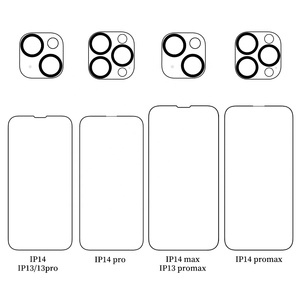 Protector de Pantalla de Vidrio Templado con Impresión de Seda para iPhone 13 14 15 16 Pro, Protector de Cámara de Vidrio Templado para iPhone 16E - Product Image 4