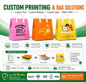Sac de livraison alimentaire isotherme en gros avec logo personnalisé, sac non tissé spécialisé imperméable pour la restauration à emporter - Product Image 3