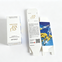 Personalisierte Faltschachtel mit Goldfolienprägung Spezialpapier Matte Oberfläche Papierbox