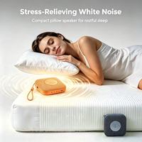 Haut-parleur oreiller à conduction osseuse en gros, mini appareil de sommeil à bruit blanc pour chambre, voyage, camping