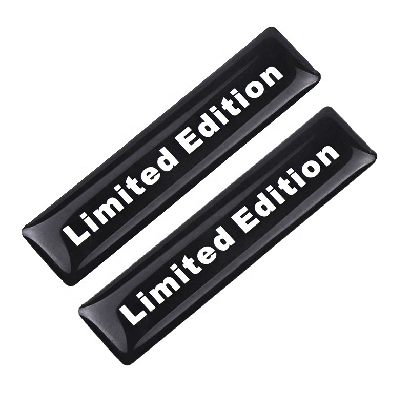 2x 3D Metal Limited Edition Emblem Sticker Badge – Red, Universal Fit For Car/SUV/Truck