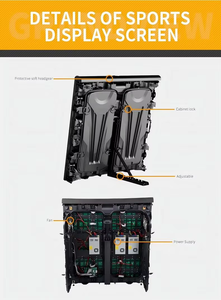 P4 P5 P8 P10 Waterproof Anti‑Collision Perimeter LED <b>Display</b> Outdoor Football Basketball Stadium Advertising LED Video <b>Wall</b> - Product Image 6