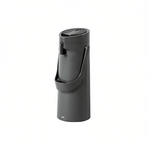 Emsa Ponza 1.9l <b>Pump</b> Action <b>Vacuum</b> Flask Anthracite Stainless Steel Tumbler - Product Image 2