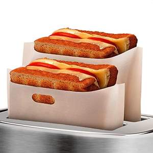 ถุงใส่ชีสย่าง DB ขนาด 6.7 x 7.5 นิ้ว แบบไม่ติดกระทะ ใช้ซ้ำได้ สำหรับเครื่องปิ้งขนมปัง ทนความร้อน ทำความสะอาดง่าย สำหรับเก็บอาหาร - Product Image 1