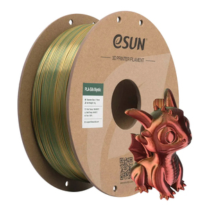 Filament PLA ESUN Silk Mystic 1,75 mm, soie brillante, co-extrusion tricolore, filament pour imprimante 3D, bobine de 1 kg, changement de couleur - Product Image 5